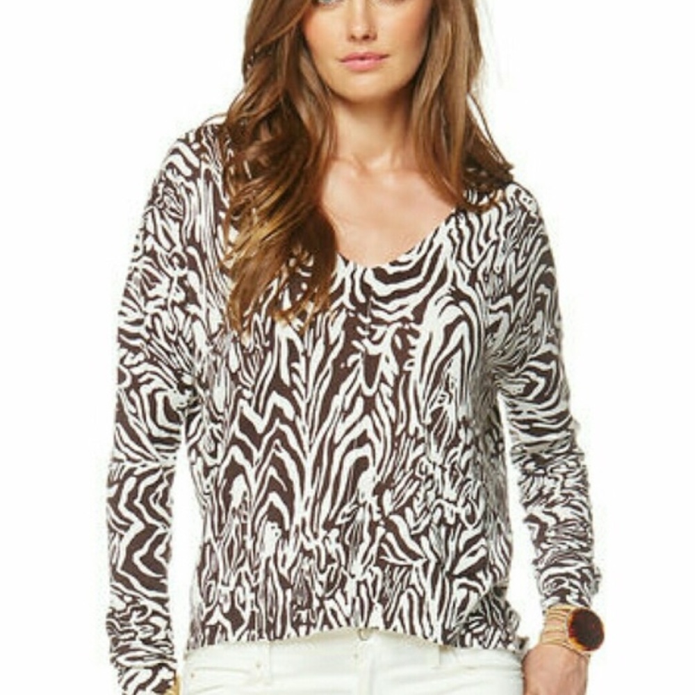 Lilly Pulitzer Brazilian Brown Eleni Sweater